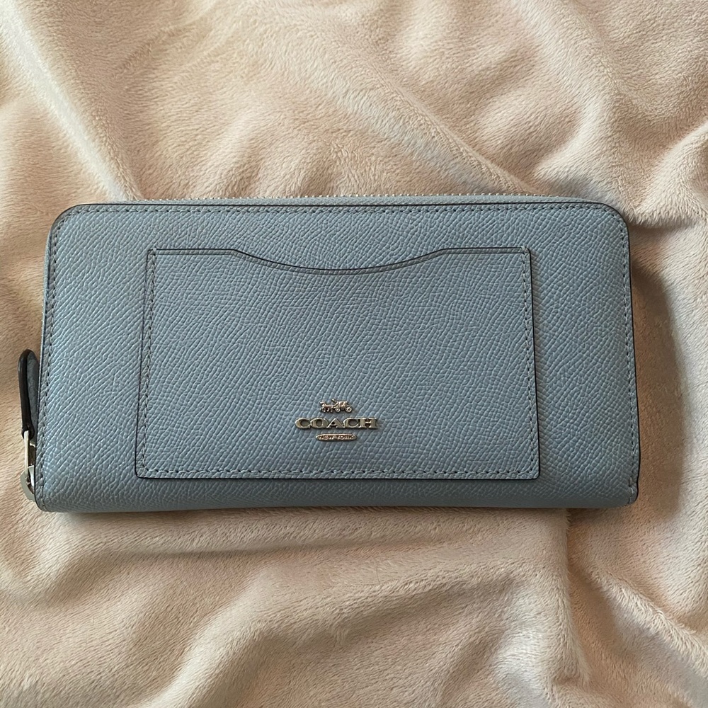 Coach Wallet in Pale Blue color
